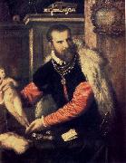 Portrait of Jacopo Strada wa r TIZIANO Vecellio
